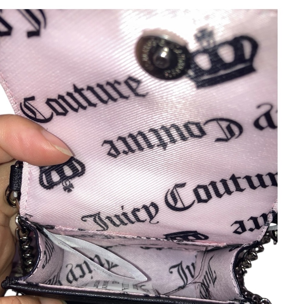 NEW $42 Juicy Couture All That Glitters Black Crossbody Bag - Picture 5 of 8